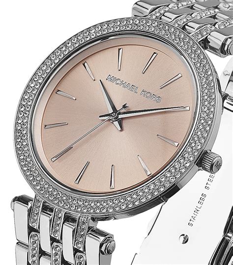 women's michael kors watch silver|michael kors access watch silver.